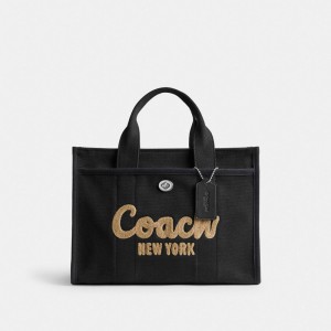 Black Coach Cargo Women Tote Bag | SG_CH48611