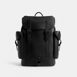 Black Coach Hitch Glovetanned Leather Women Backpacks | SG_CH36002