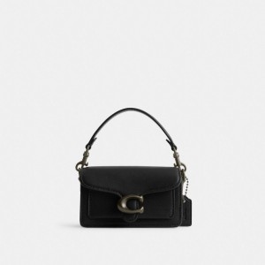 Black Coach Tabby 12 Glovetanned Leather Women Crossbody Bags | SG_CH32038