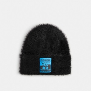 Black Coach The Lil Nas X Drop Men Beanie | SG_CH86508