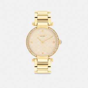 Gold Coach Cary 34 Mm Women Watches | SG_CH43848