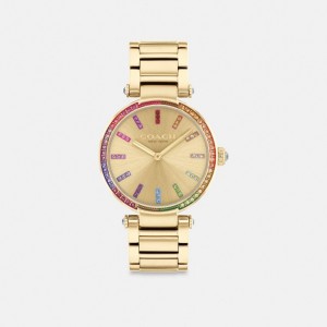 Gold Coach Cary 34 Mm Women Watches | SG_CH16606