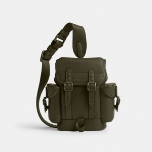 Green Coach Hitch 13 Men Crossbody Bags | SG_CH59922