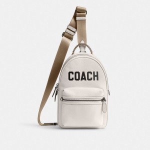 Multicolor Coach Charter Pack With Graphic Chalk Men Crossbody Bags | SG_CH77227