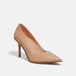 Rose Coach Waverly Leather Women Pumps | SG_CH69293