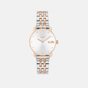 Silver Coach Elliot 28 Mm Women Watches | SG_CH69331