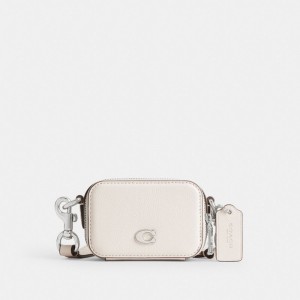 White Coach Crossbody Pouch Chalk Women Crossbody Bags | SG_CH87224