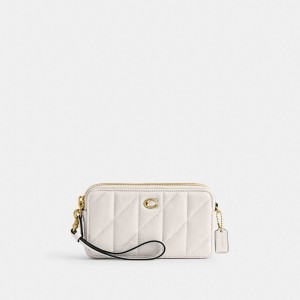 White Coach Kira With Pillow Quilting Nappa Leather Women Crossbody Bags | SG_CH64929