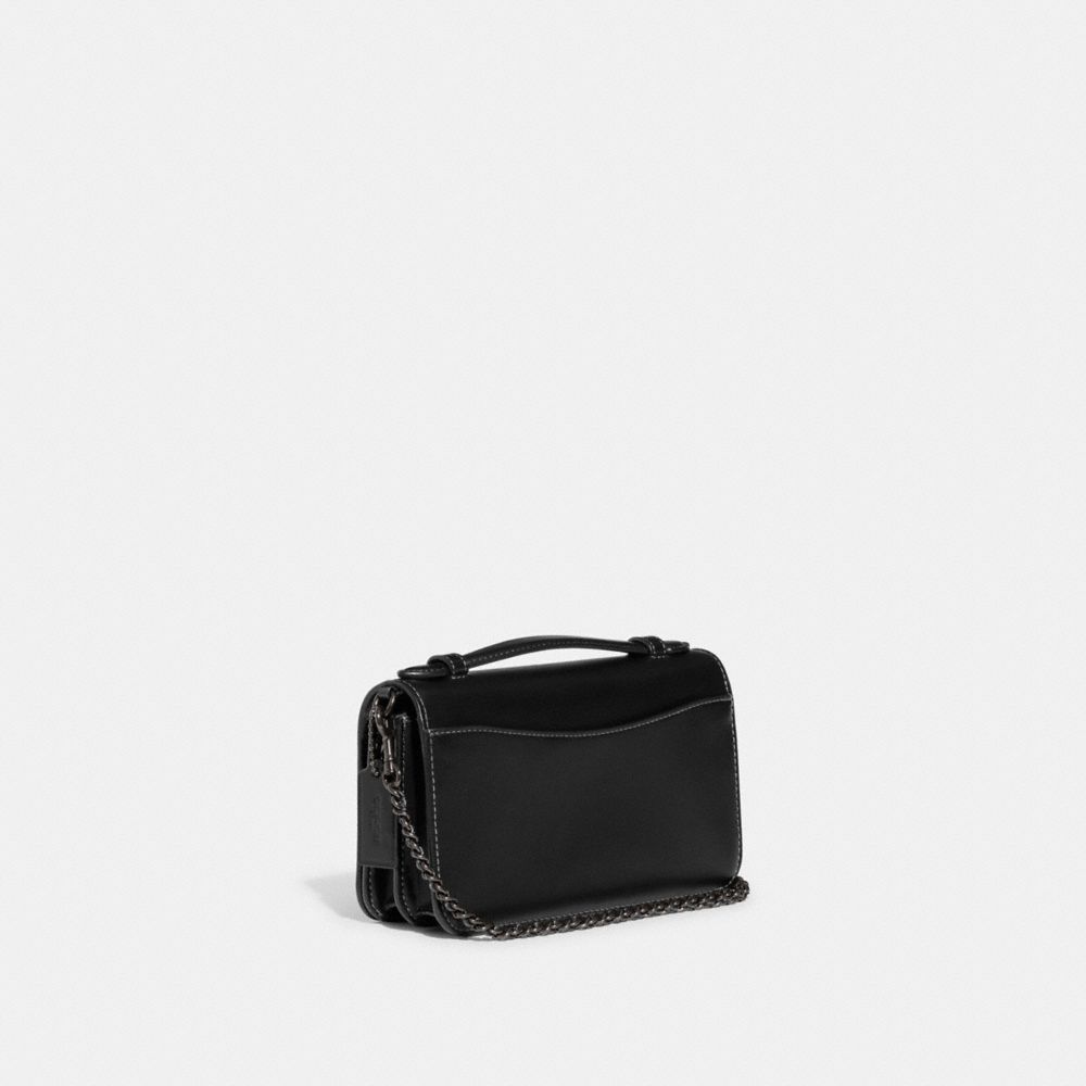 Black Coach Bea Pewter Women Crossbody Bags | SG_CH60417