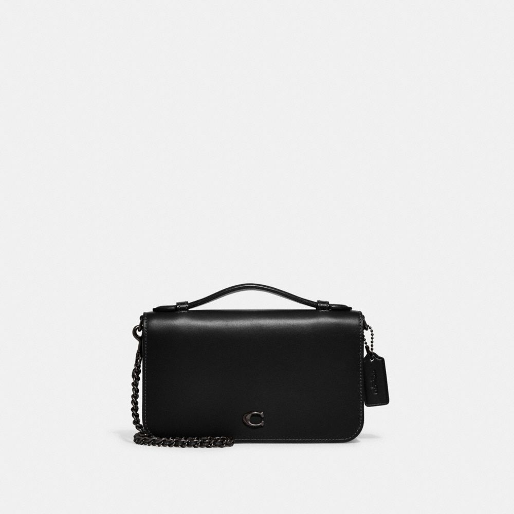 Black Coach Bea Pewter Women Crossbody Bags | SG_CH60417