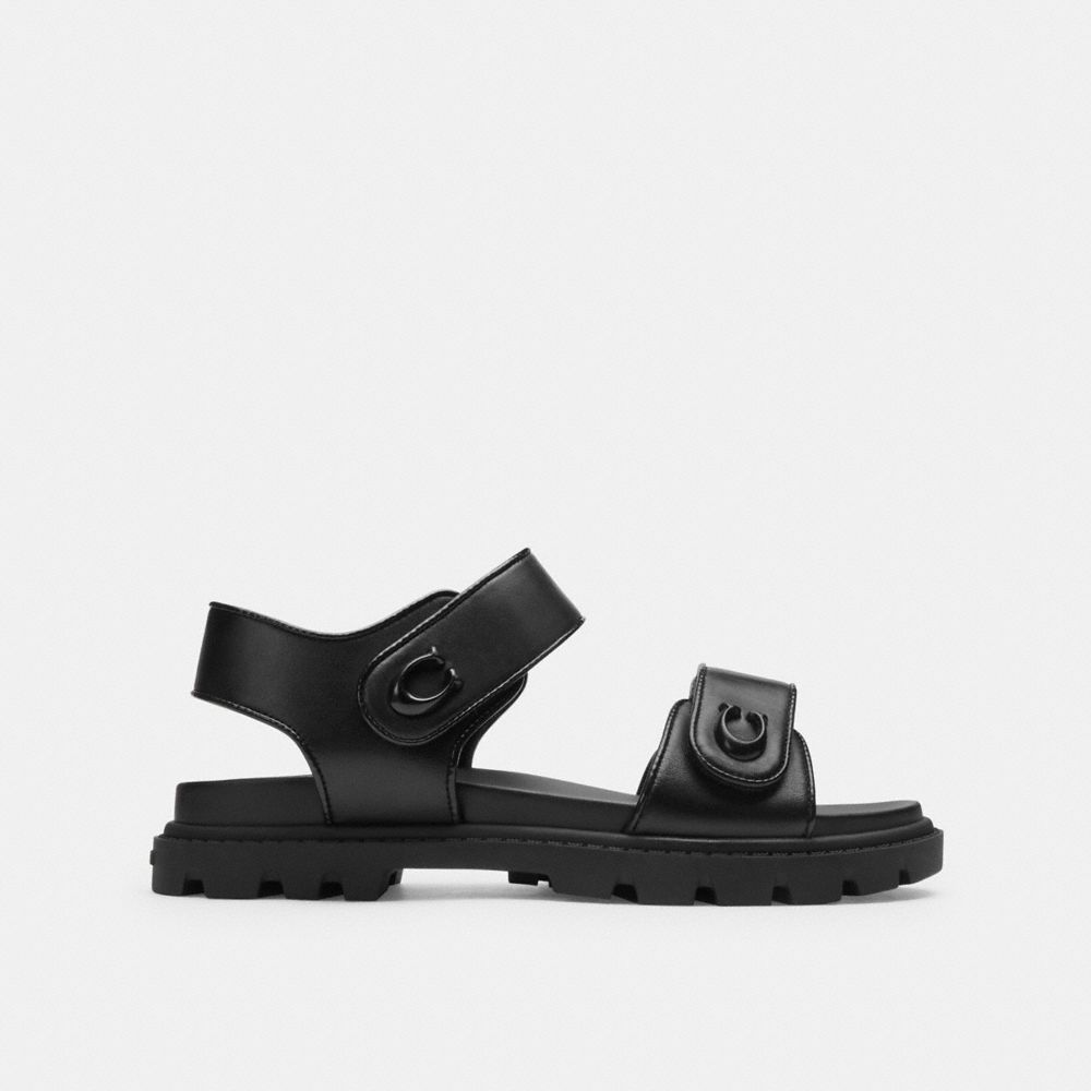 Black Coach Brynn Women Sandals | SG_CH96359