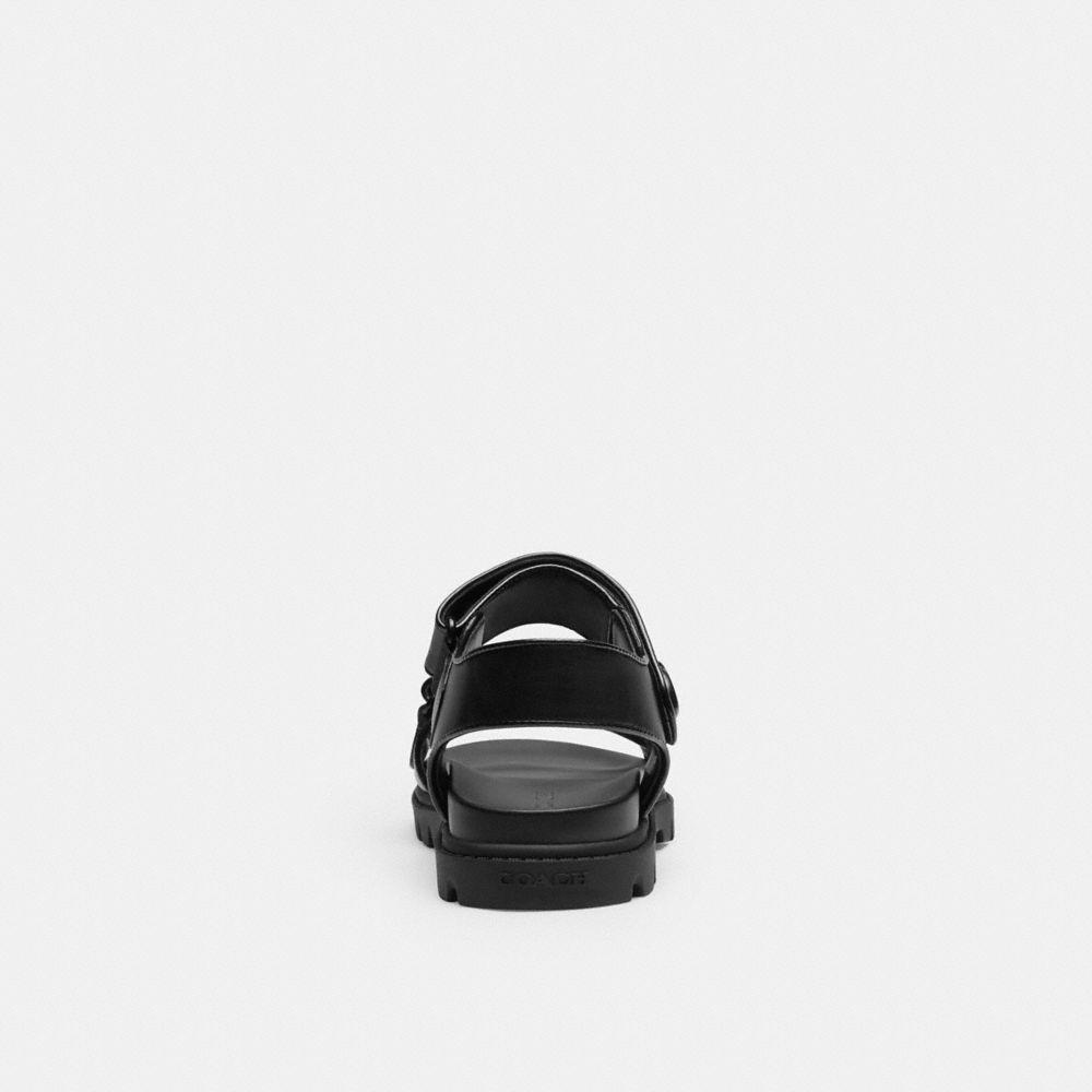 Black Coach Brynn Women Sandals | SG_CH96359