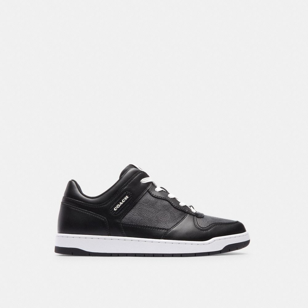 Black Coach C201 In Signature Men Sneakers | SG_CH58512