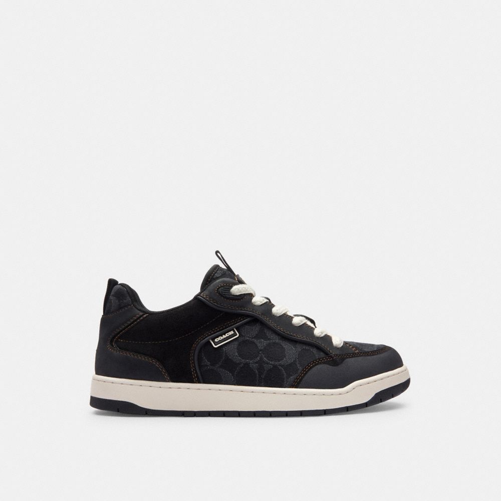 Black Coach C203 Men Sneakers | SG_CH89889