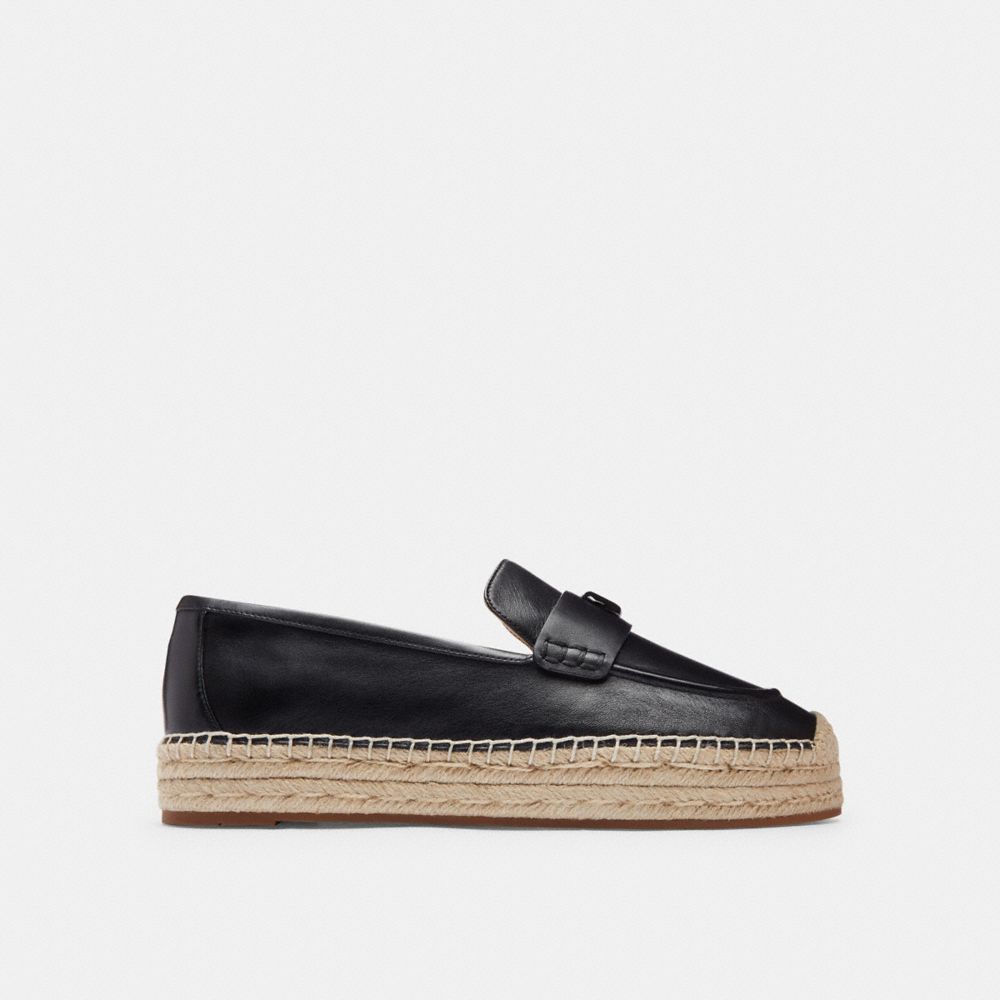 Black Coach Camilla Women Espadrille | SG_CH15255