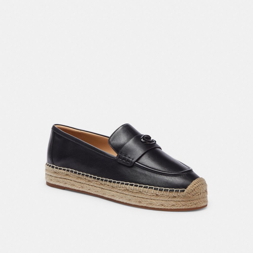 Black Coach Camilla Women Espadrille | SG_CH15255