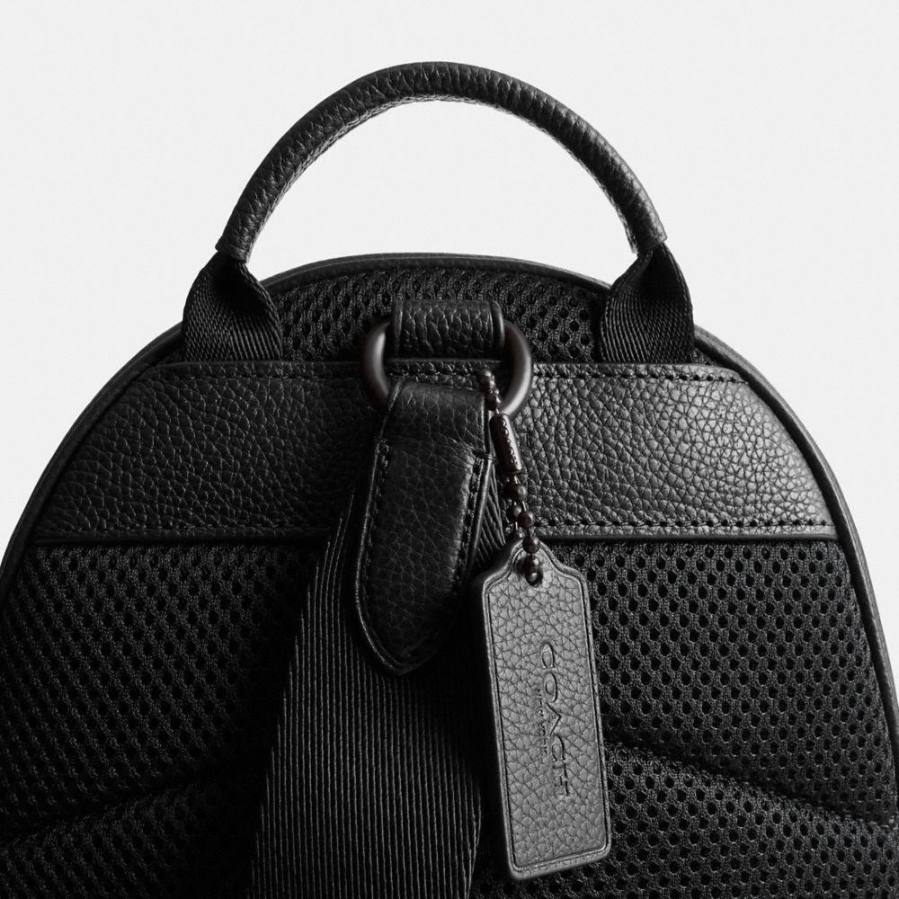 Black Coach Charter Pack In Signature Leather Men Crossbody Bags | SG_CH31117