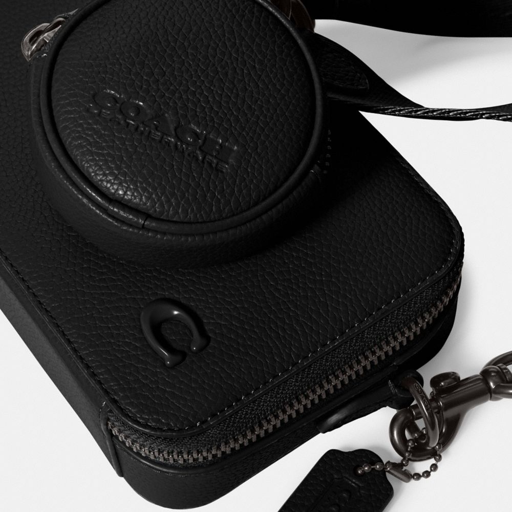 Black Coach Charter Slim Men Crossbody Bags | SG_CH41729