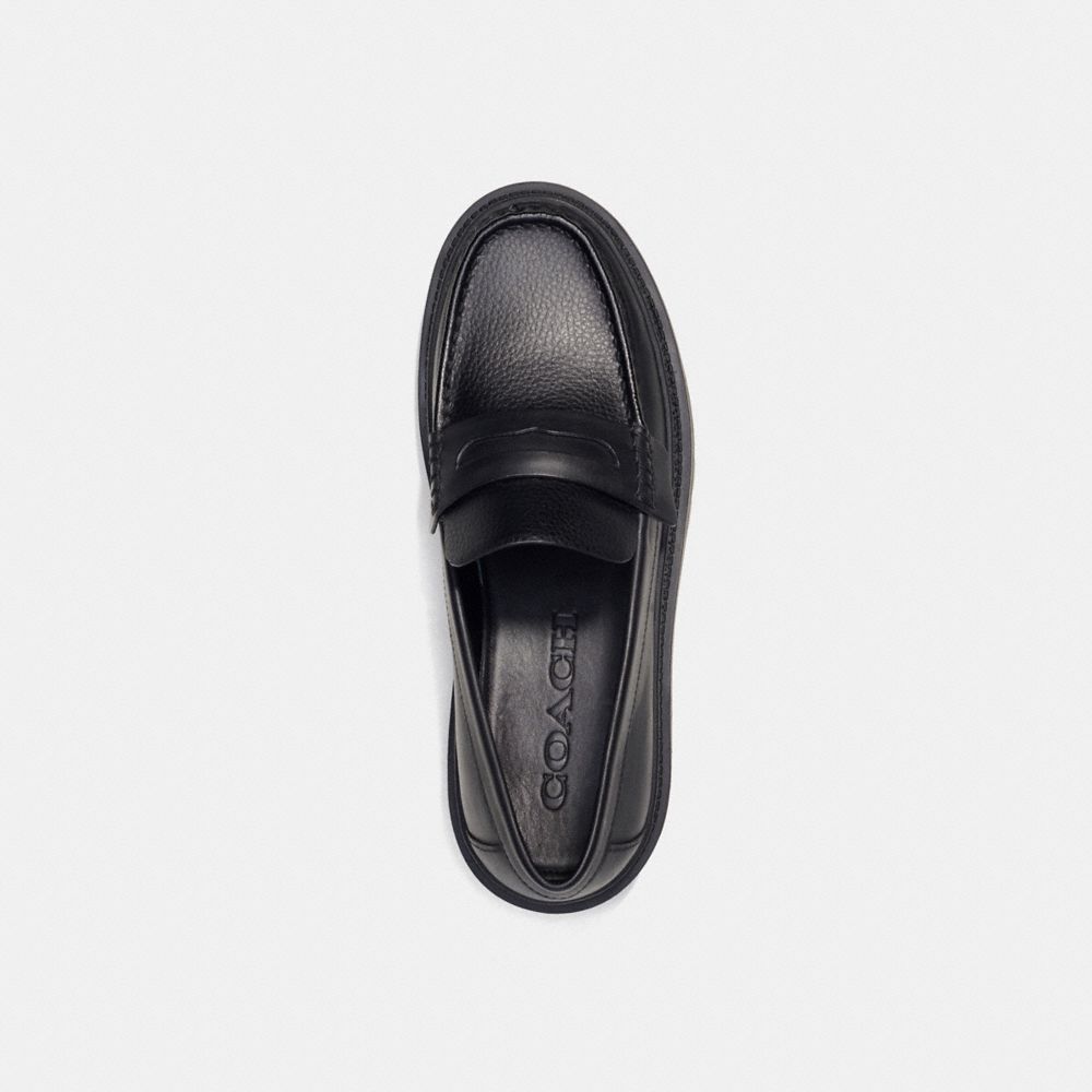 Black Coach Cooper Men Loafers | SG_CH19715