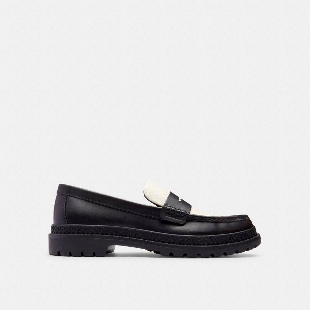 Black Coach Cooper Men Loafers | SG_CH73129