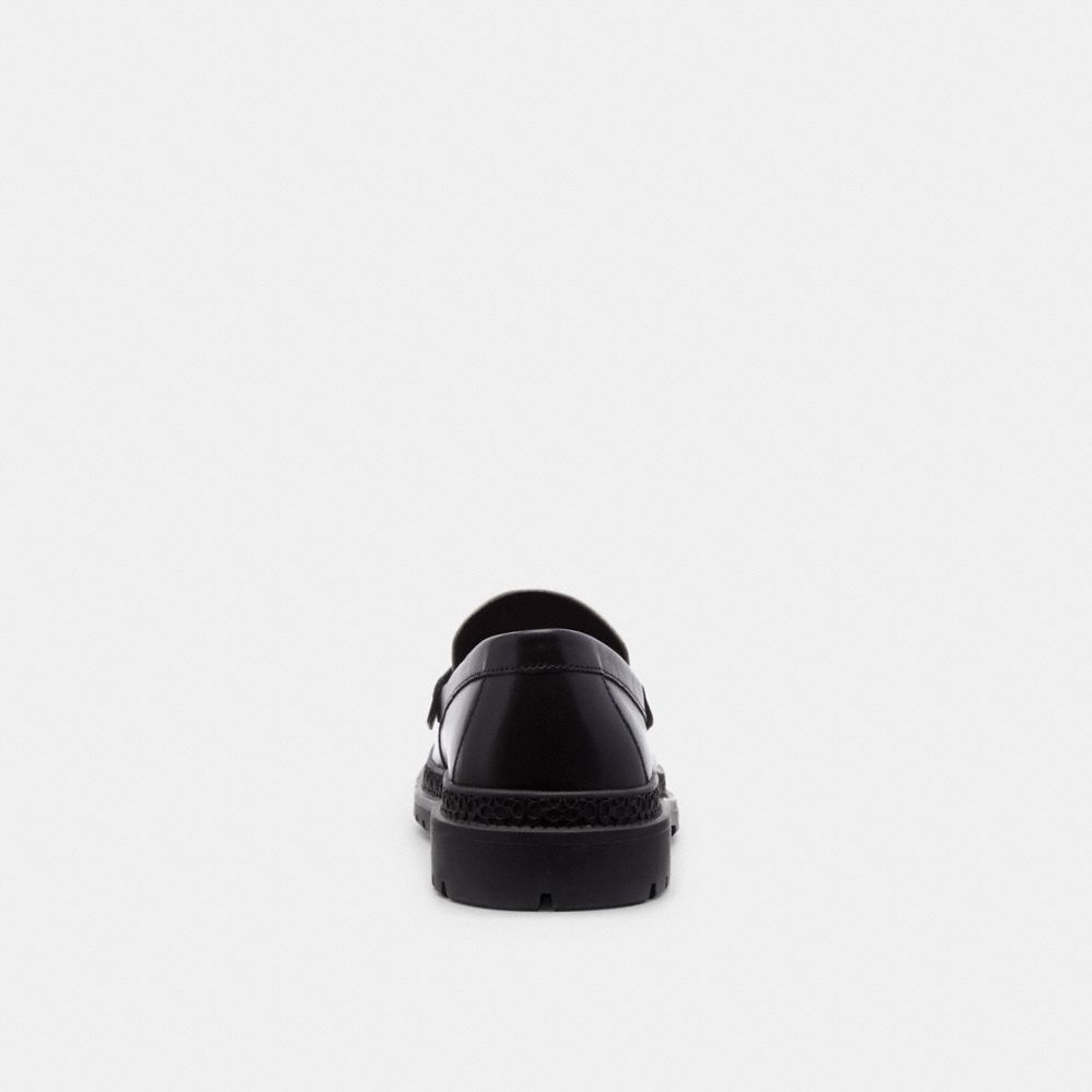 Black Coach Cooper Men Loafers | SG_CH73129