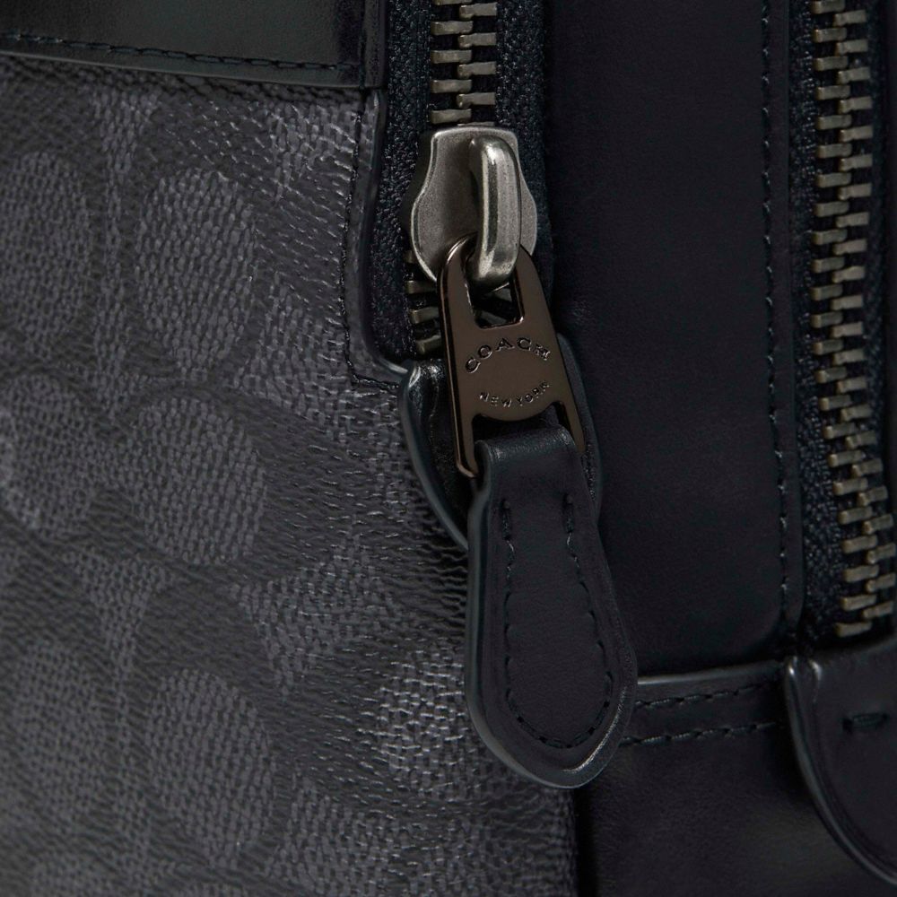 Black Coach Gotham Pack In Signature Men Backpacks | SG_CH35858