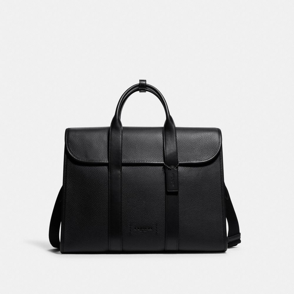 Black Coach Gotham Portfolio Copper Men Briefcase | SG_CH36025