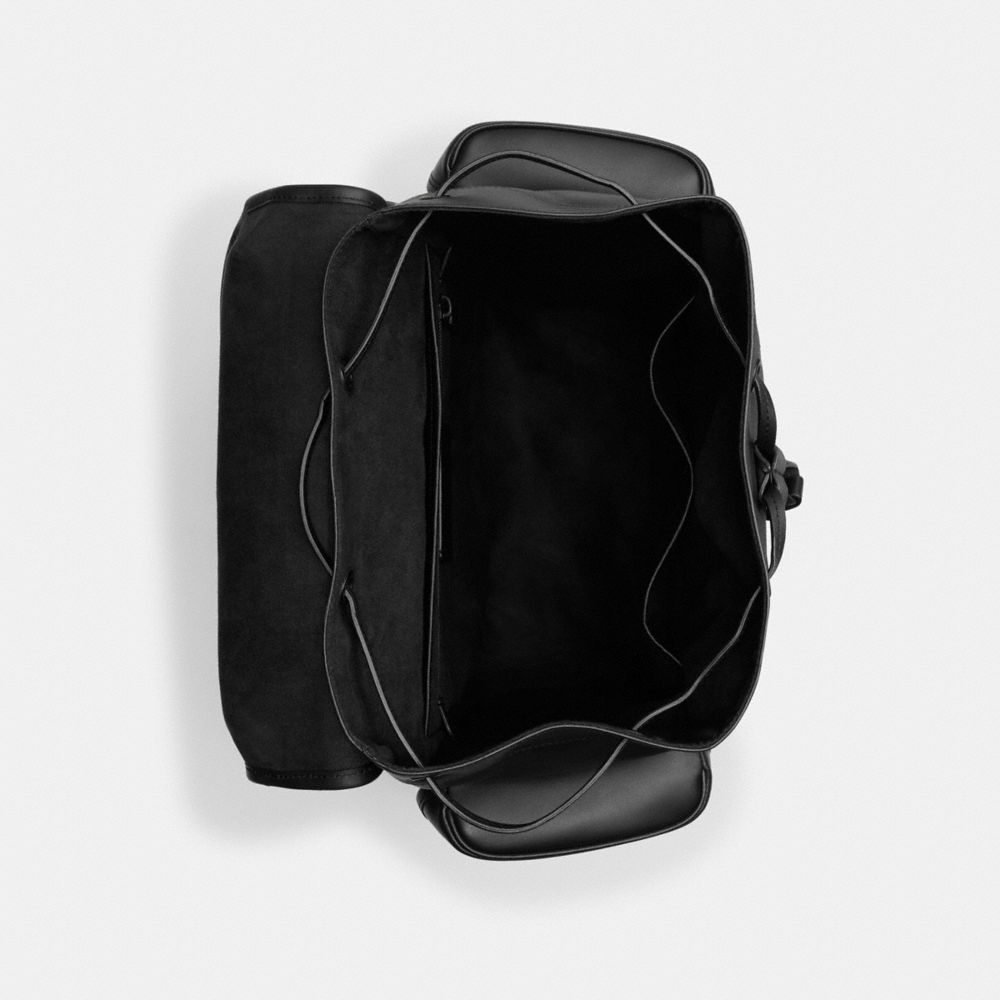 Black Coach Hitch Glovetanned Leather Men Backpacks | SG_CH90686