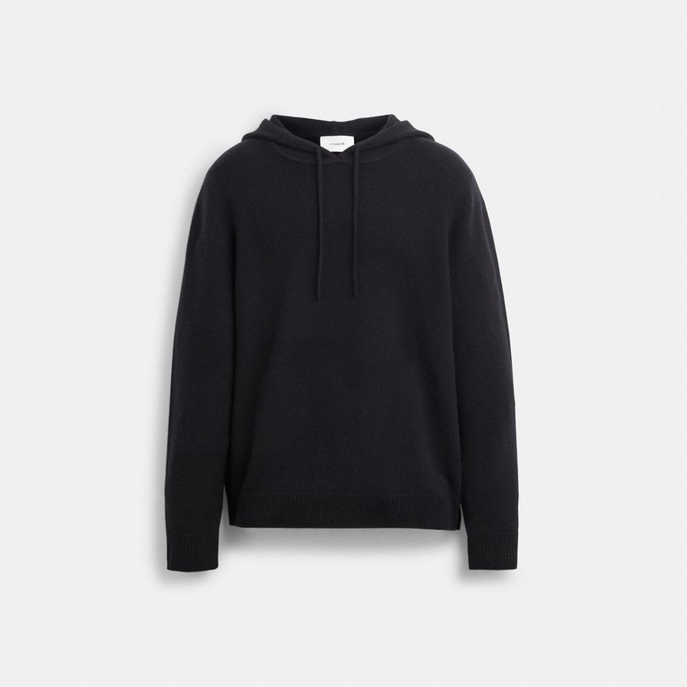 Black Coach Hooded Men Sweaters | SG_CH58329