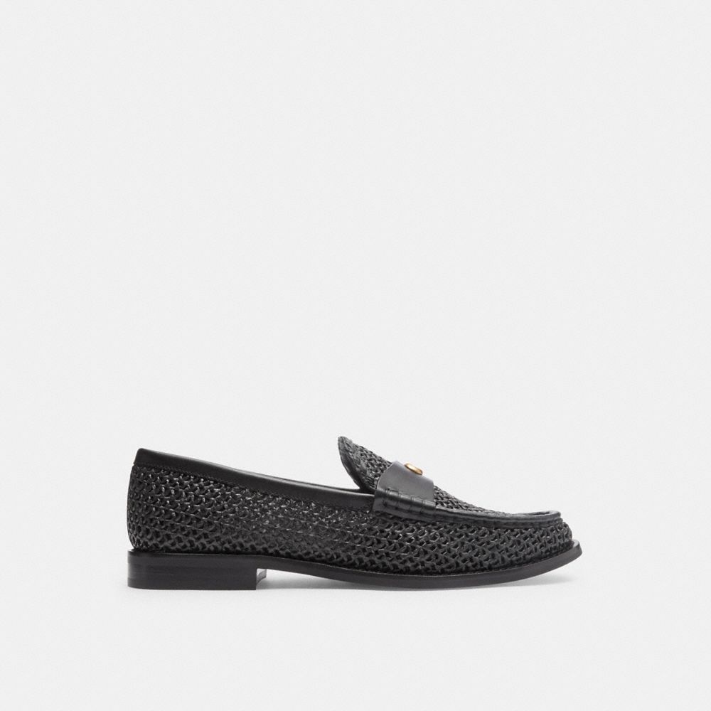 Black Coach Jolene Women Loafers | SG_CH11842