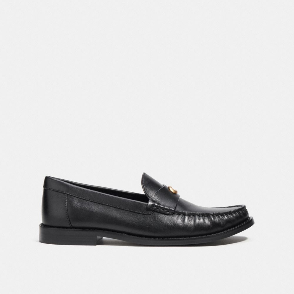 Black Coach Jolene Women Loafers | SG_CH33518