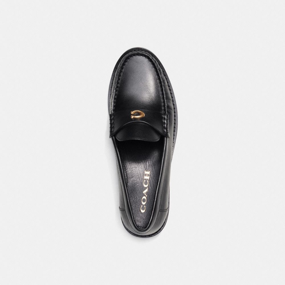 Black Coach Jolene Women Loafers | SG_CH33518