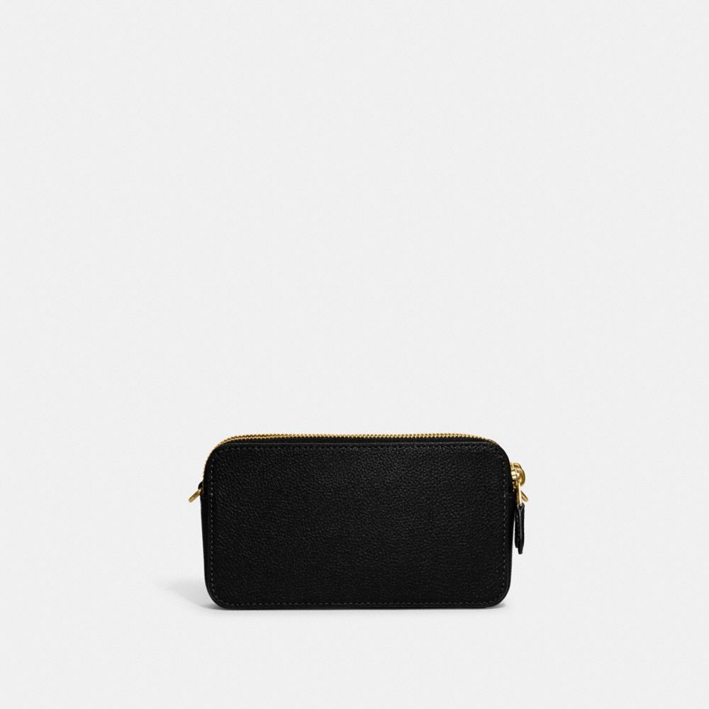 Black Coach Kira Polished Pebble Leather Women Crossbody Bags | SG_CH78445