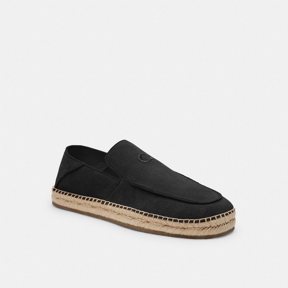 Black Coach Reilly Men Espadrille | SG_CH99388