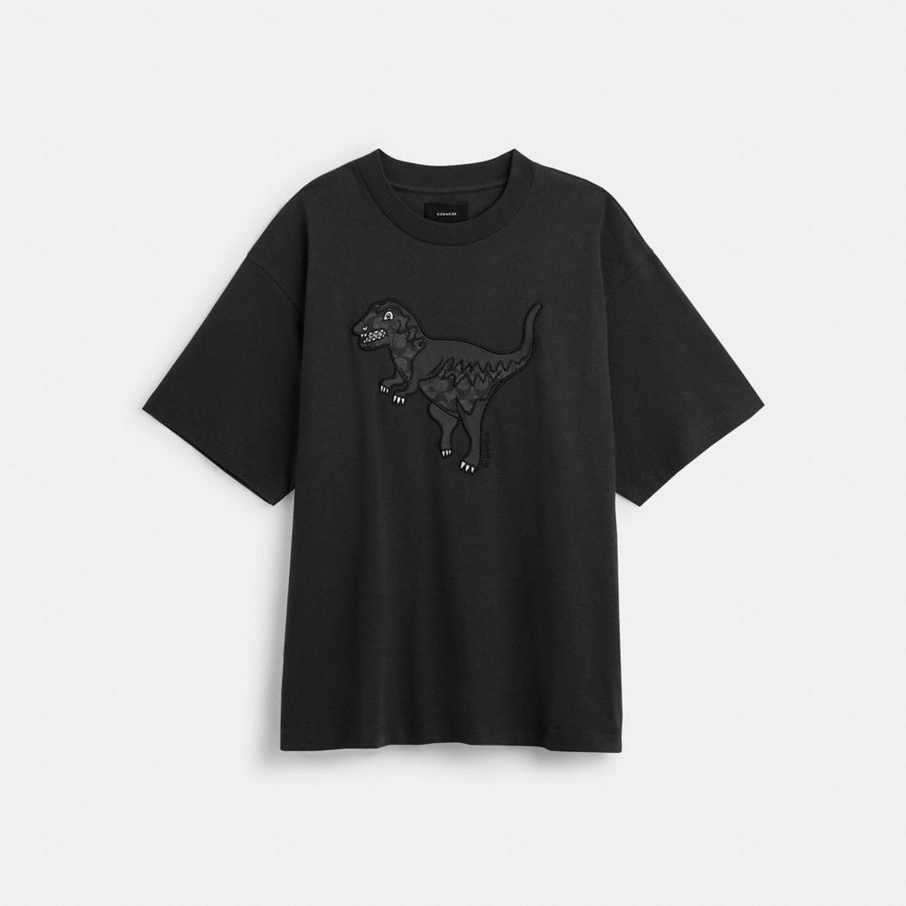 Black Coach Rexy Men T Shirts | SG_CH24244