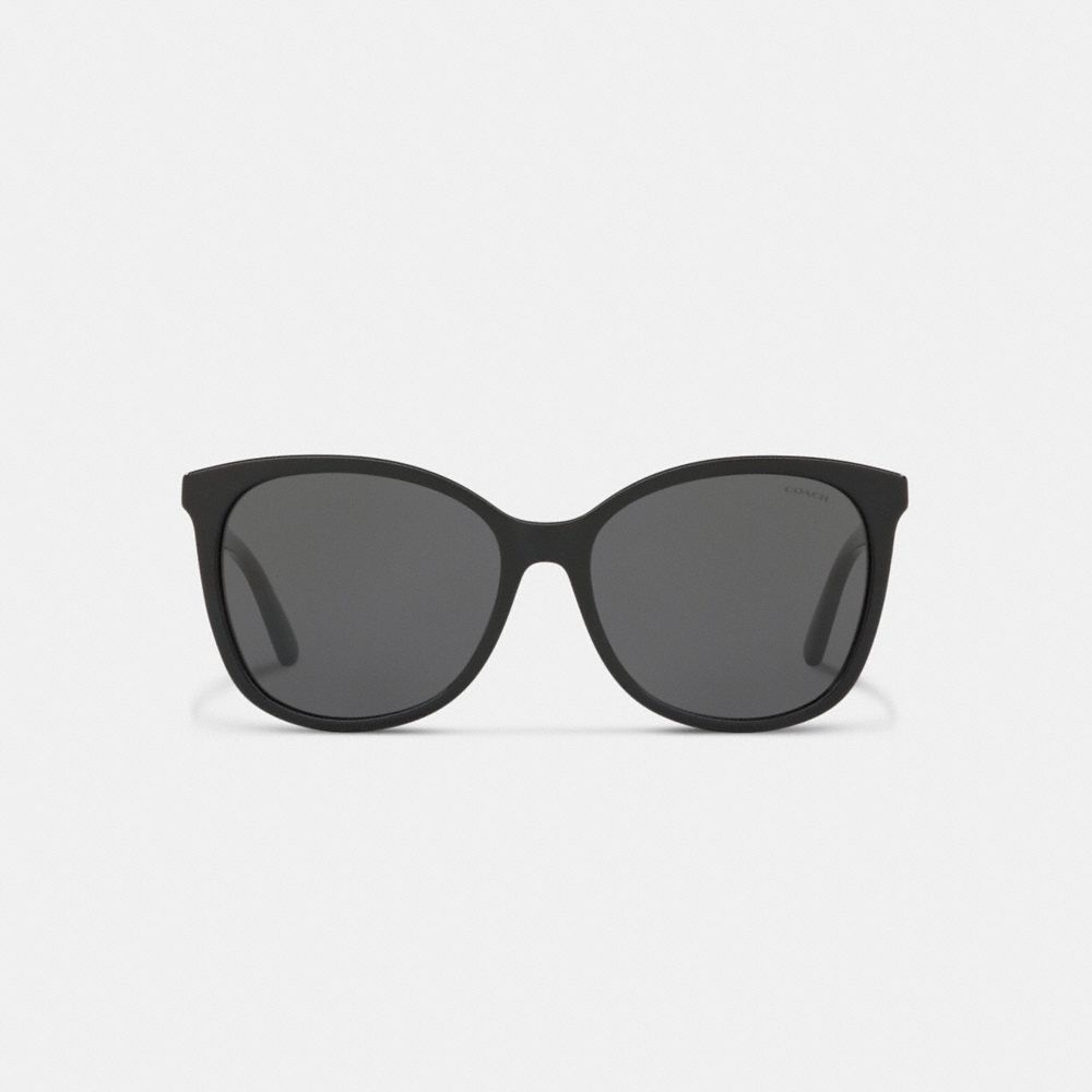 Black Coach Signature Workmark Square Women Sunglasses | SG_CH31783