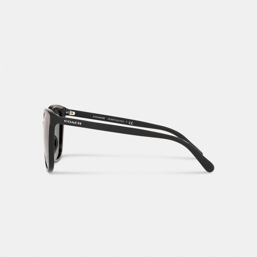 Black Coach Signature Workmark Square Women Sunglasses | SG_CH31783