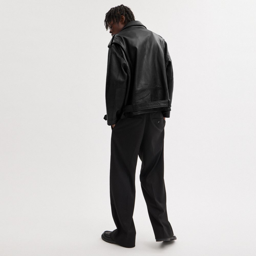 Black Coach Tailored Men Pants | SG_CH78461