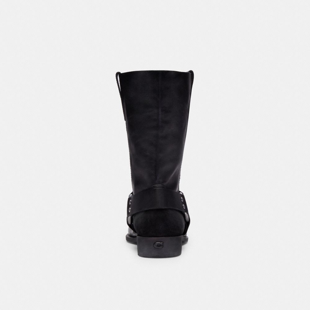 Black Coach Tara Biker Women Boots | SG_CH13106