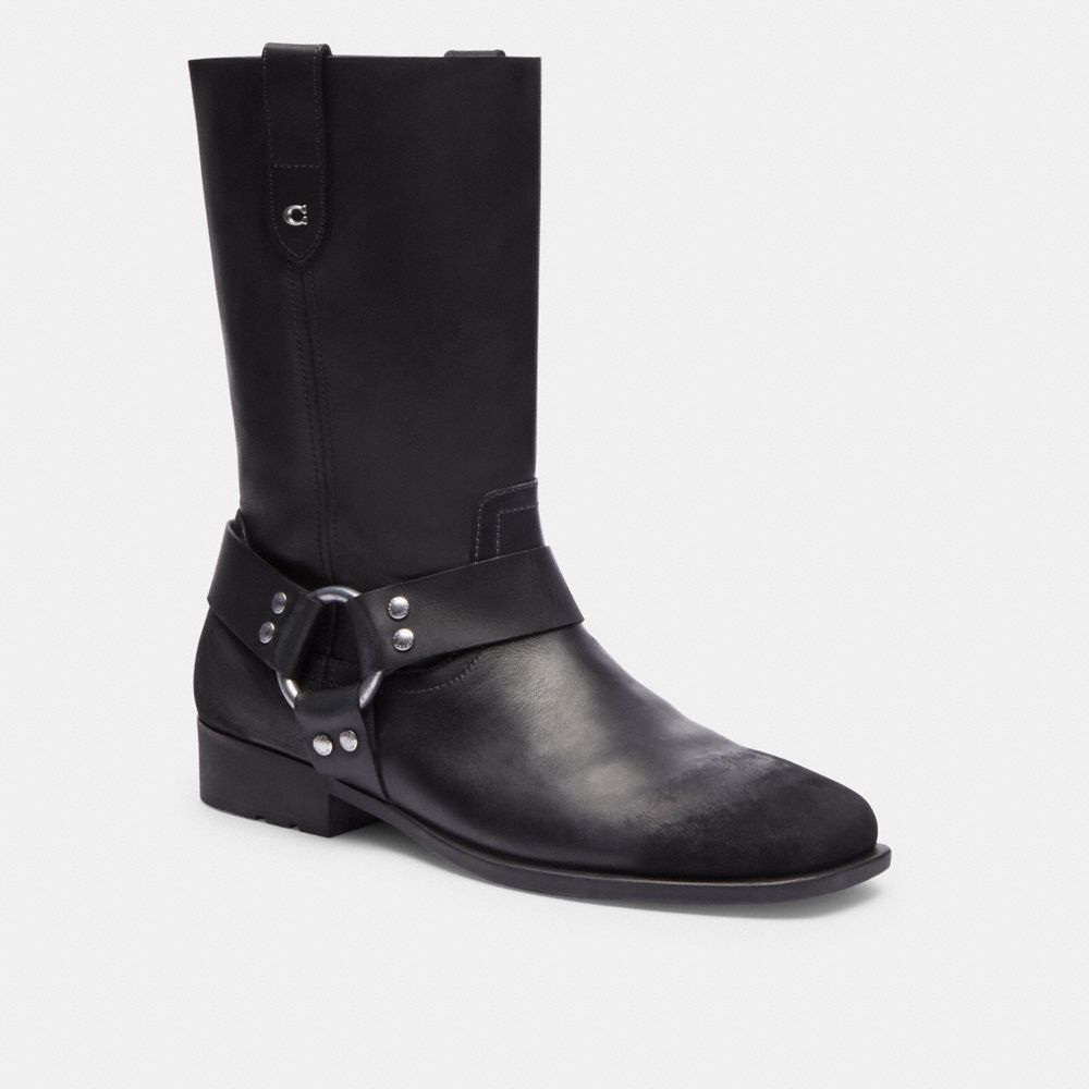 Black Coach Tara Biker Women Boots | SG_CH13106