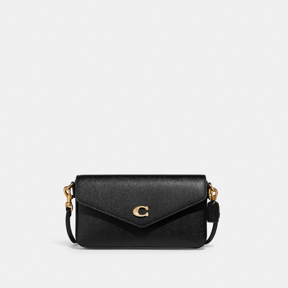 Black Coach Wyn Crossgrain Leather Women Crossbody Bags | SG_CH62684