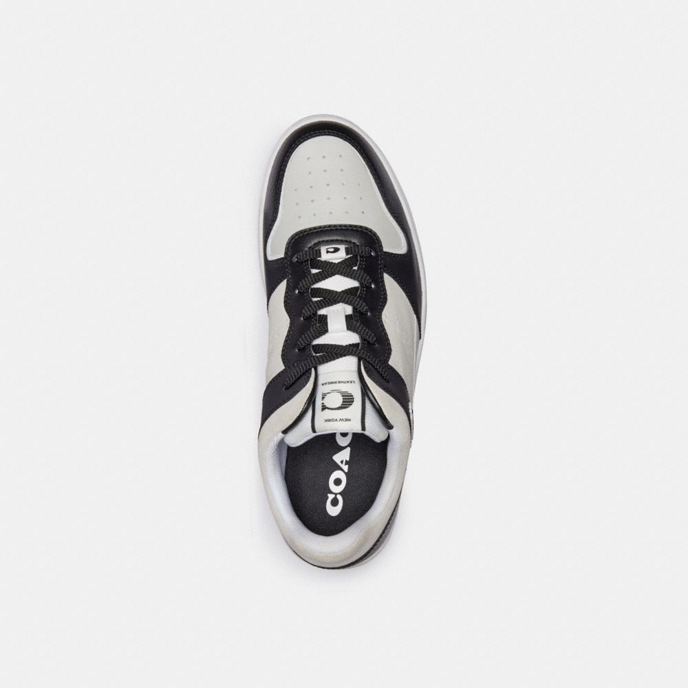 Black / White Coach C201 Men Sneakers | SG_CH84518