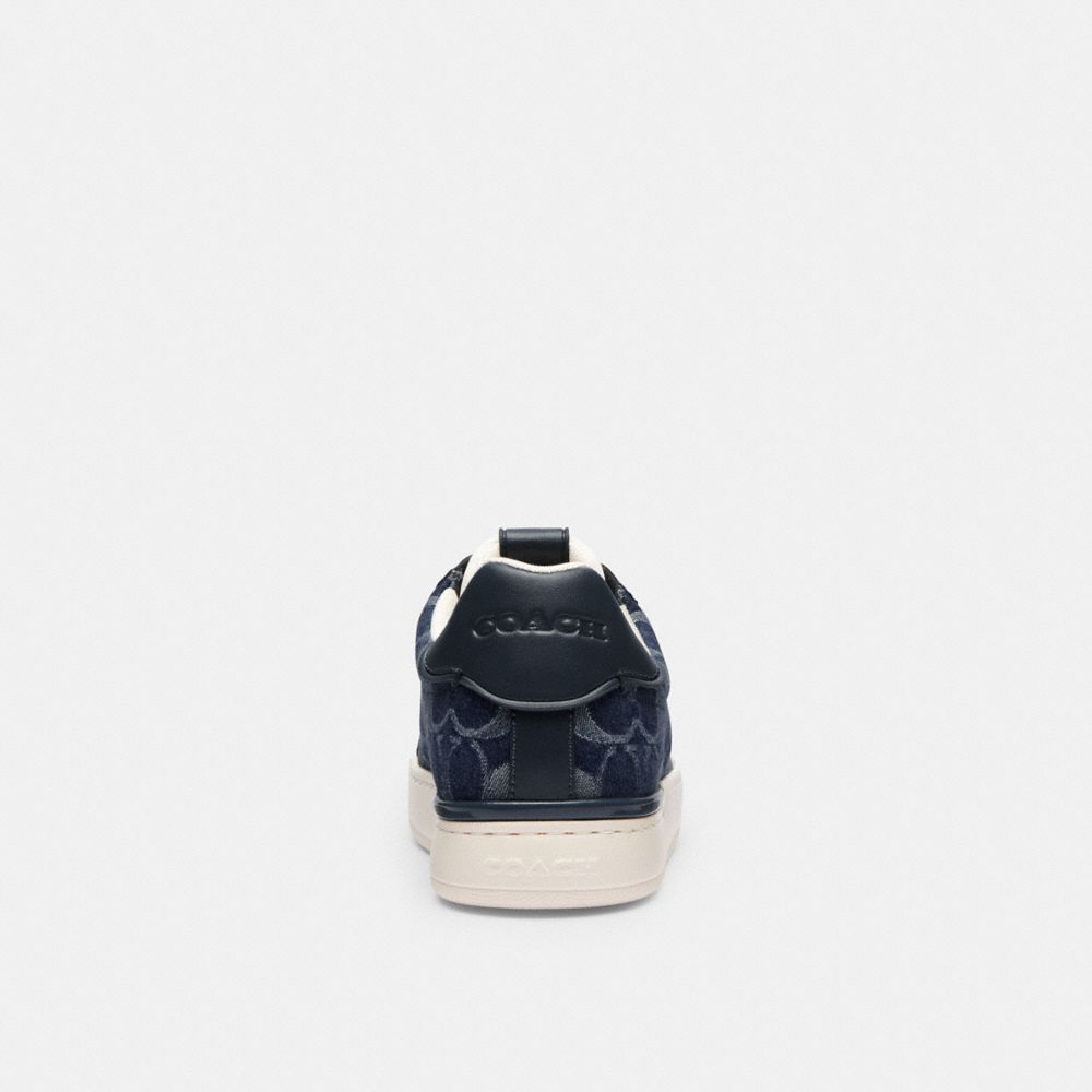 Blue Coach Lowline Low Top In Signature Denim Denim Women Sneakers | SG_CH12882