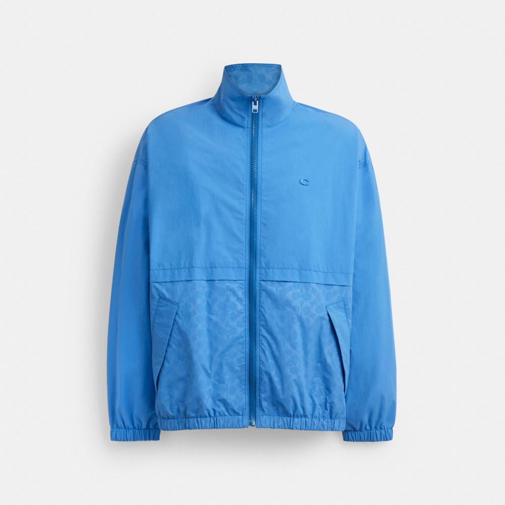 Blue Coach Windbreaker Fashion Men Jackets | SG_CH27488