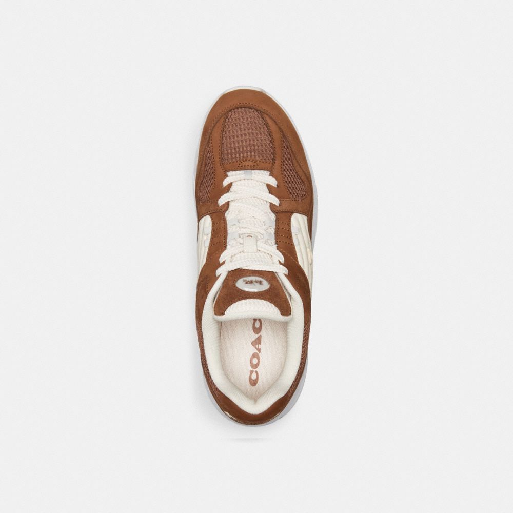 Brown Coach C301 Men Sneakers | SG_CH70968