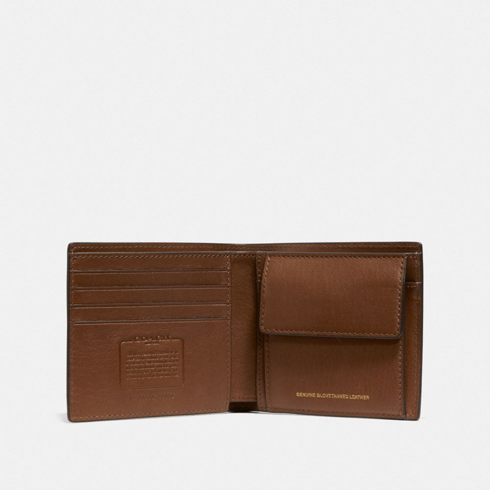 Brown Coach Coin Wallet Men Billfolds | SG_CH63834