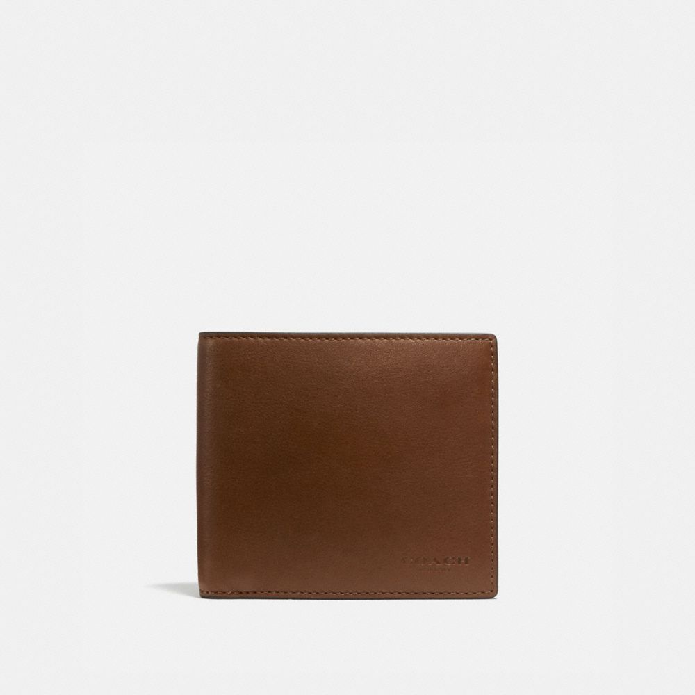 Brown Coach Coin Wallet Men Billfolds | SG_CH63834