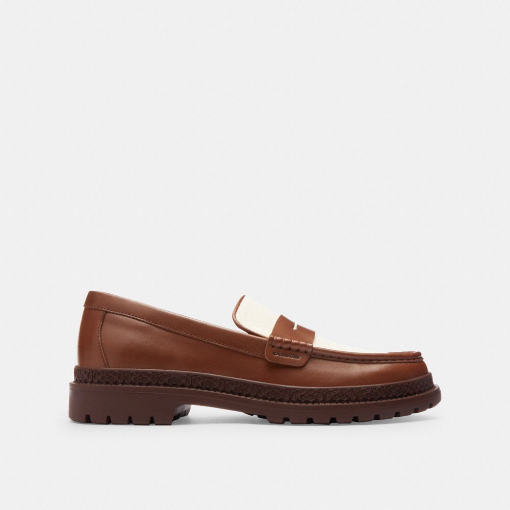 Brown Coach Cooper Men Loafers | SG_CH69050