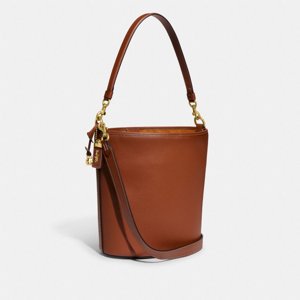 Brown Coach Dakota Bucket Glovetanned Leather Women Shoulder Bags | SG_CH44016