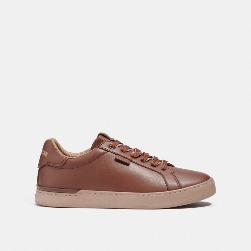 Brown Coach Lowline Low Top Men Sneakers | SG_CH74754